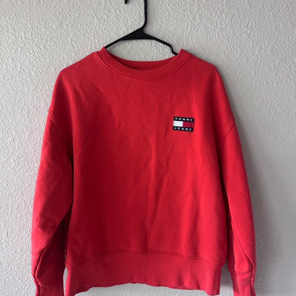 Tommy Hilfiger Red Crewneck Sweater